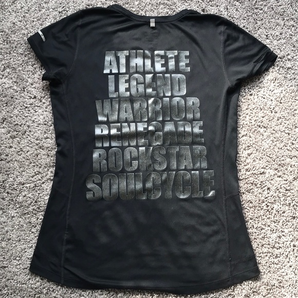 Nike Tops - 4/$25 Nike DriFit Miler soulcycle workout top M